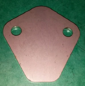 STAINLESS Fuel Pump Blanking Plate Ford Kent XFlow Crossflow Escort Capri TVR +4 - Picture 1 of 2