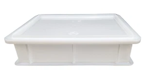 Pizza Bread Dough Proofing Tray Box with Lid, Food Grade, 40x30x10cm Stackable - Picture 1 of 5