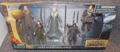 2013 Hobbit Desolation of Smaug Mirkwood Hero Pack 5 figuras de acción nuevas en caja Foto 1 de 2