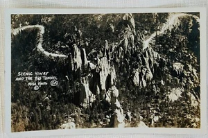 Vintage Unused RPPC Real Photo Postcard - Big Tunnel, Needles Hwy, South Dakota - Picture 1 of 2