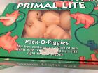Vtg Plastic Blow Mold Pack-O-Piggies Pig Hogs 1993 Primal Lite String Light Set