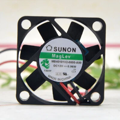 1PCS  SUNON Fan MB40101V2-0000-A99  DC  12V 0.96w 4010 4CM 2 WIRE cooling fan - Image 1 of 3