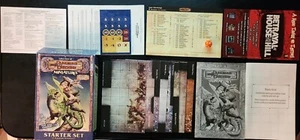 DUNGEONS & DRAGONS MINIATURES Starter Set box/papers; NO FIGURES/CARDS; 2004 - Picture 1 of 7