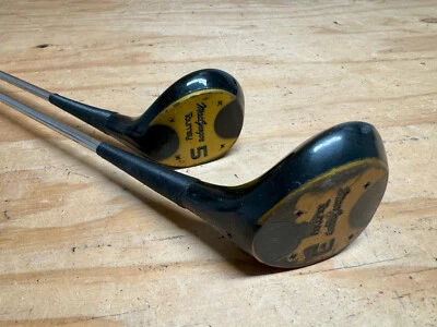 Set of Macgregor Tourney Wood 3 and 5 woods with Steel Stiff - Image 1 of 4