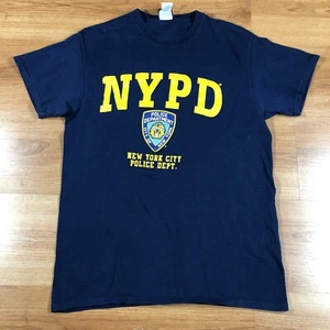 NYPD Police Department New York City Herren Navy Medium Hemd Made In Mexico - Bild 1 von 3