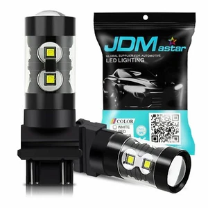 JDM ASTAR 2x50W 3157 3156 Super White LED Backup Reverse Light Bulbs - Picture 1 of 8