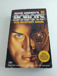 Rare 1988, Isaac Asimov's, Robots VCR Mystery Game, Detective by Kodak, VHS - Picture 1 of 11