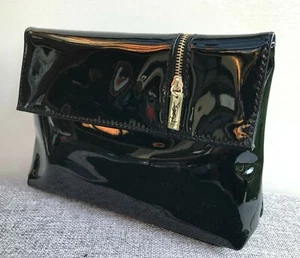 1x YSL Beauty Black Patent Leather Makeup Cosmetics Bag / Prestige Pouch, NEW! - Picture 1 of 7