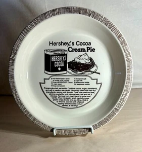 Royal China Hershey's Cocoa Cream 9 7/8" Pie Plate - Picture 1 of 2