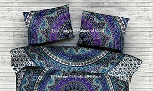 Elephant Mandala Tapestry Pillow Cover Hippie Indian Decor Cushion Cover Sham - Picture 1 of 3