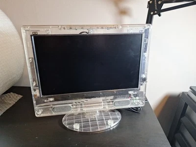 CLEAR TUNES 13" TRANSPARENT DIGITAL LED TV  #CT-1385S NO REMOTE PRISON JAIL - Image 1 of 4