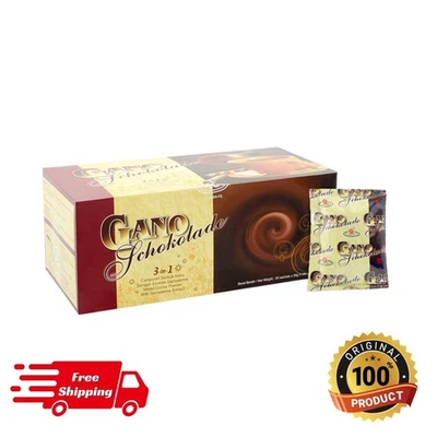 1 box Brand New Gano Excel Gano Cafe Schokolade Hot Cocoa  (20 sachets) - Image 1 of 4