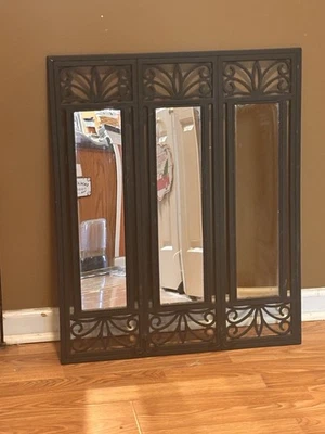 黑色金属框三面板镜  — 第 1/4 张图片