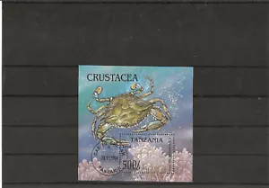 TANZANIE 1994 CRUSTACES BLOC OBLITERE YT 249 - Foto 1 di 1