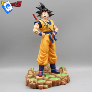 Action Figure Dragon Ball Z Goku Spada With Base 32cm STATUA DA COLLEZIONE Anime