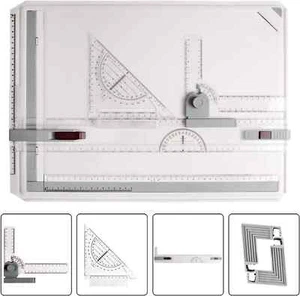 JILoffice A3 Zeichenbrett, leichter Multifunktion Zeichentisch weiß - Bild 1 von 5