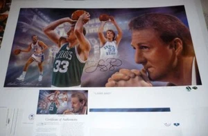 LARRY BIRD FIRMADO Autografiado Edición Limitada #61 de 110 AP Firmado por Artista Y - Imagen 1 de 5