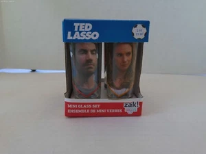 Zak Warner Bros Ted Lasso Mini Glass Set Of 4 Shot Glasses 2 oz - Picture 1 of 4