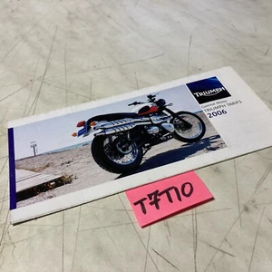 Triumph Moto Precio Tarifa 2006 Bonneville Scrambler Tiger Etc Catálogo - Imagen 1 de 3