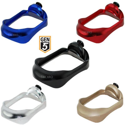 TB ACCESSORIES Gen 5 G17 G34 Metal Flared Magwell Fit Gl0ck 17 34 Aluminum MagWell Color var