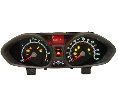 Speedometer Instrument Cluster Dash Panel Gauges 2012 Ford Fiesta 165,433 Miles - Image 1 of 3