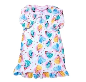 DISNEY PRINCESS PINK NIGHTGOWN - FLANNEL - SIZE 4t TOTE G 826 - Picture 1 of 2