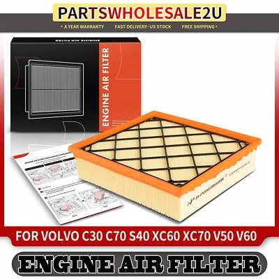 Filtro de aire del motor para Volvo C30 S40 XC60 XC70 V50 V60 Cross Country L5 2,4 L 2,5 L Foto 1 de 4
