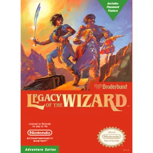 Legacy Of The Wizard (NES) nur Kart - Bild 1 von 1