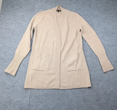 Cárdigan plumero Banana Republic para mujer pequeño de lana de cachemir armario grapa neutro Foto 1 de 4