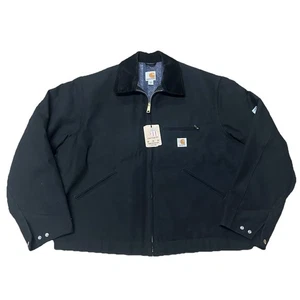 Carhartt Detroit Blanket Lined XL Herren Jacke Made in USA J001 BLK Neu mit Etikett - Bild 1 von 10