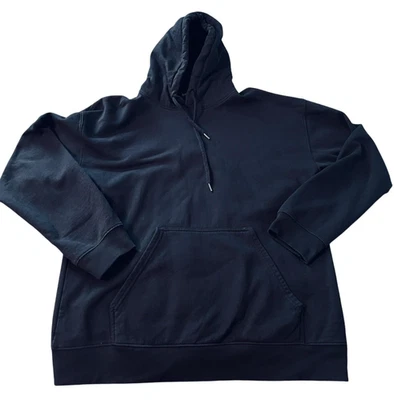 Boohoo Sudadera con Capucha Mujer Mediana Negra Pullover Polar Canguro Bolsillo Foto 1 de 4