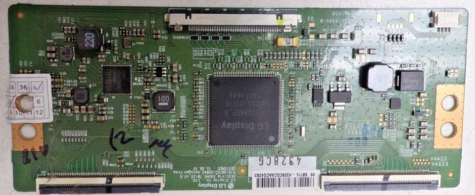 TV LED LG 86" 86NANO75UPA PLACA T-CON 6871L-6102A Foto 1 de 1