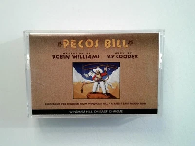 Robin Williams Pecos Bill Cassette 1988 Windham Hill Chrome - Image 1 of 2