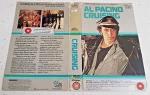 Cruising - VHS Video Sleeve - Large Box - No Tape Pre Cert 1981 Pacino - Picture 1 of 1