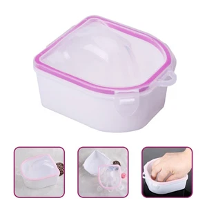 2 Pezzi Manicure Mano Ciotole Ciotola Immersione Unghie Immersione Immersione Polvere Rimuovi - Foto 1 di 12
