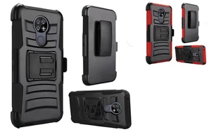 Für Cricket Ovation / Radiant Max U705AA 3in1 Holster Clip Hülle Handy Cover - Bild 1 von 5