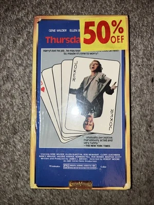 Thursday's Game VHS (New, Sealed) Gene Kelly, Ellen Burstyn, Bob Newhart ***NEW* - Image 1 of 4