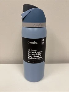 Owala FreeSip 32 oz Blue BPA Free Rainstorm Water Bottle with Spout Lid - Picture 1 of 5