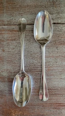 Cucharas para servir de plata American Coin Queen Anne Shell Foto 1 de 4