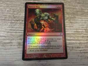 1x FOIL Turn to Slag - Scars of Mirrodin - NM - English - OOP MTG Direct Damage - Bild 1 von 2