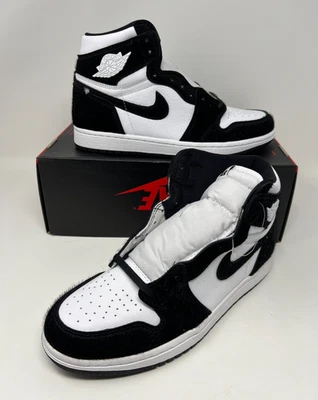 Nike Air Jordan 1 Retro High OG Twist da donna taglia 9 US CD0461-007 bianco nero - Immagine 1 di 4