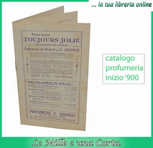 antico catalogo pubblicitario PARFUMERIE E. COUDRAY di profumi moda profumeria - Bild 1 von 4