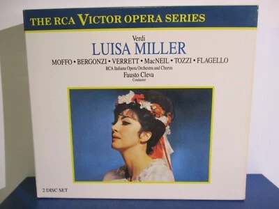 Verdi - Luisa Miller - Moffo, Bergonzi - 2 CD Set - MINT condition - E23-1903 Foto 1 de 3