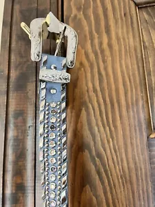 Vintage/ B.B. Simon / Gürtel / RAR / Blau /34 - Bild 1 von 11