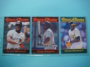 1990 Collect-A-Books - Set of 3 - Mitchell, Gwynn, Stewart    Pre-owned  #678