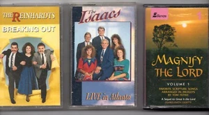 Isaacs Live In Atlanta / Reinhardts Breaking Out / Magnify The Lord Cassette Lot - Imagen 1 de 3