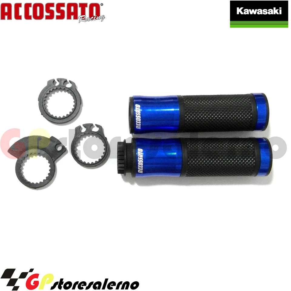 GR004B MANOPOLE RACING IN ALLUMINIO ACCOSSATO KAWASAKI 250 EL ELIMINATOR 1989 — 第 1/1 张图片