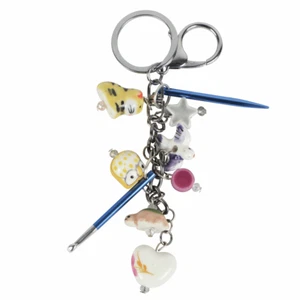 Knit Pro Knitting Charms: PASSION mini needle & Crochet hook Gift Keyring 11265 - Picture 1 of 1