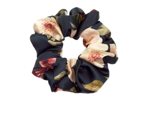 Seiden Damen Haargummi Scrunchie Gummiband 10 cm breit silk satin scrunchie - Bild 1 von 4