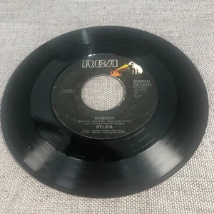 Sylvia - Nobody / I'll Make It Right With You 7" Vinyl 45 RPM 1982 Folk Country - Picture 1 of 2